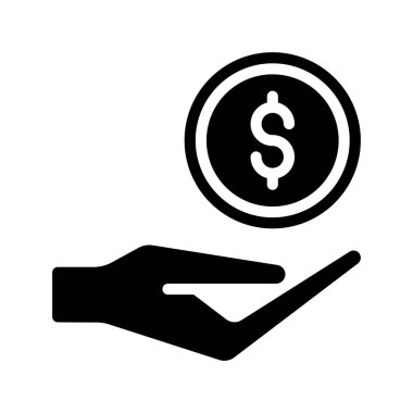 Para web sitesi vektör illüstrasyonunu ver