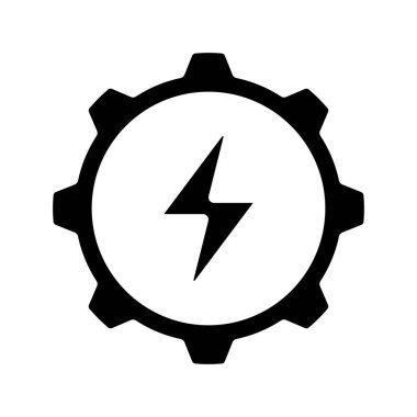 Elektrik Yönetimi vektör düz simgesi 