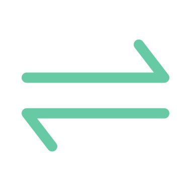 İnce Oklar web simgesi çizimini böl