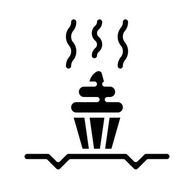 Cupcake 'in vektör çizimi