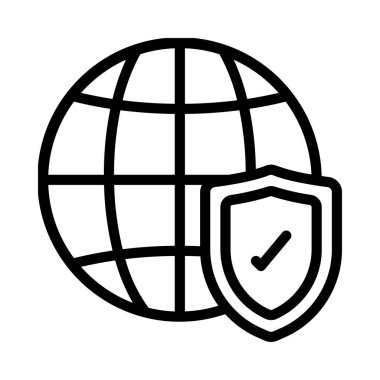 İnternet Kapağı simgesi, vektör illüstrasyonu 