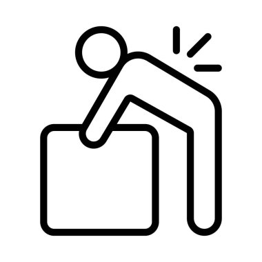 Bir insan simgesinin vektör illüstrasyonu