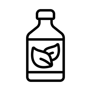 Eko yaprak simgesi. Beyaz arkaplanda izole edilmiş web tasarımı için ana eko yaprak vektör simgesi