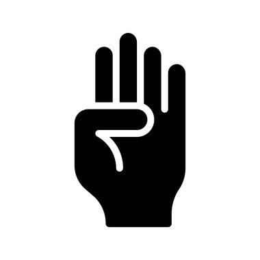 Açık El Önü, Vektör İllüstrasyonu