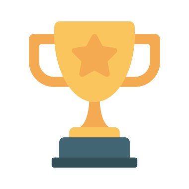 kupa ödülü izole edilmiş ikon vektör illüstrasyon tasarımı