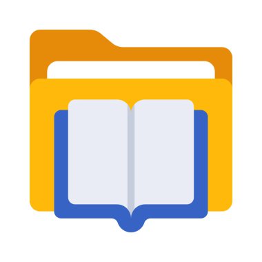 Kitap Ayarları simgesi, vektör illüstrasyonu 