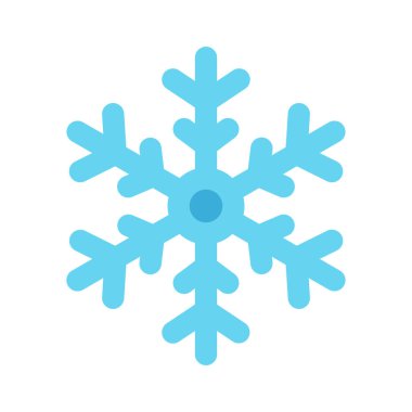 Kar Tanesi ağ simgesi vektör illüstrasyonu