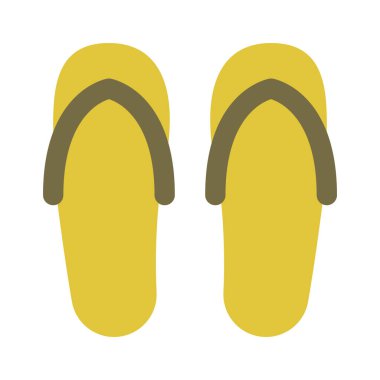 flip flops simge vektör illüstrasyonu 
