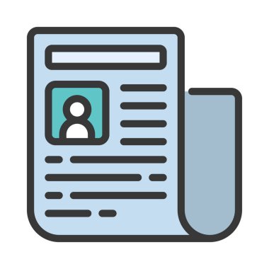 Gazete vektör çizim 