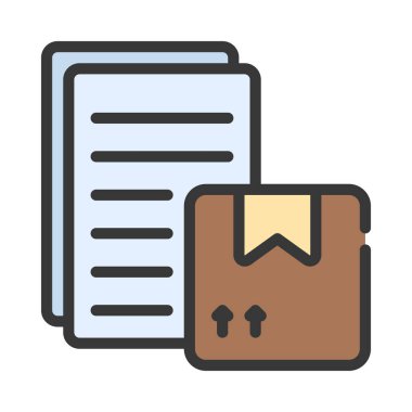 dizin vektör renk çizgisi simgesi