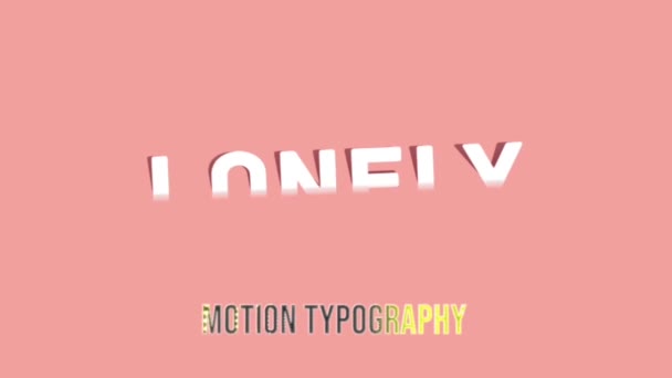 Animatie Graphics Design Efecte Text — Videoclip de stoc