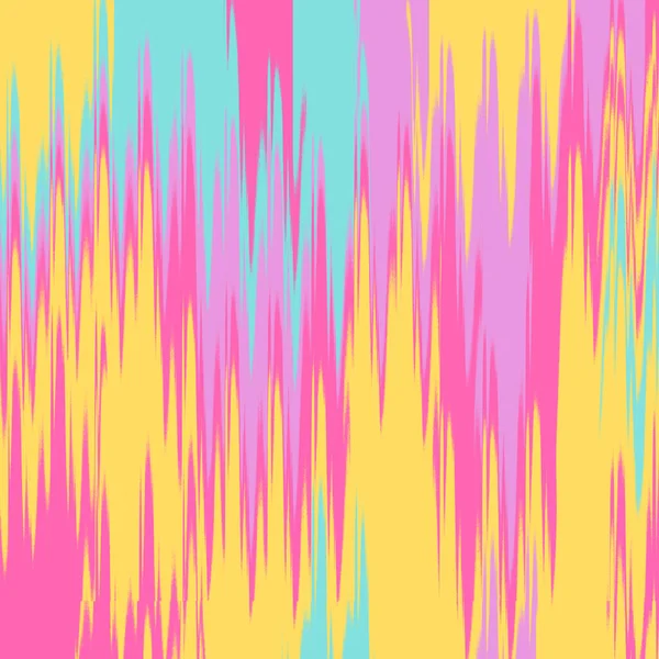 Görsel olarak çarpıcı soyut bir görüntü pembe, sarı ve mavi renkli canlı dikey çizgiler, neşeli ve modern bir duygu ile dinamik ve enerjik bir desen yaratıyor..