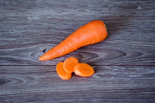 Carrots Garden Table — Stock Photo, Image