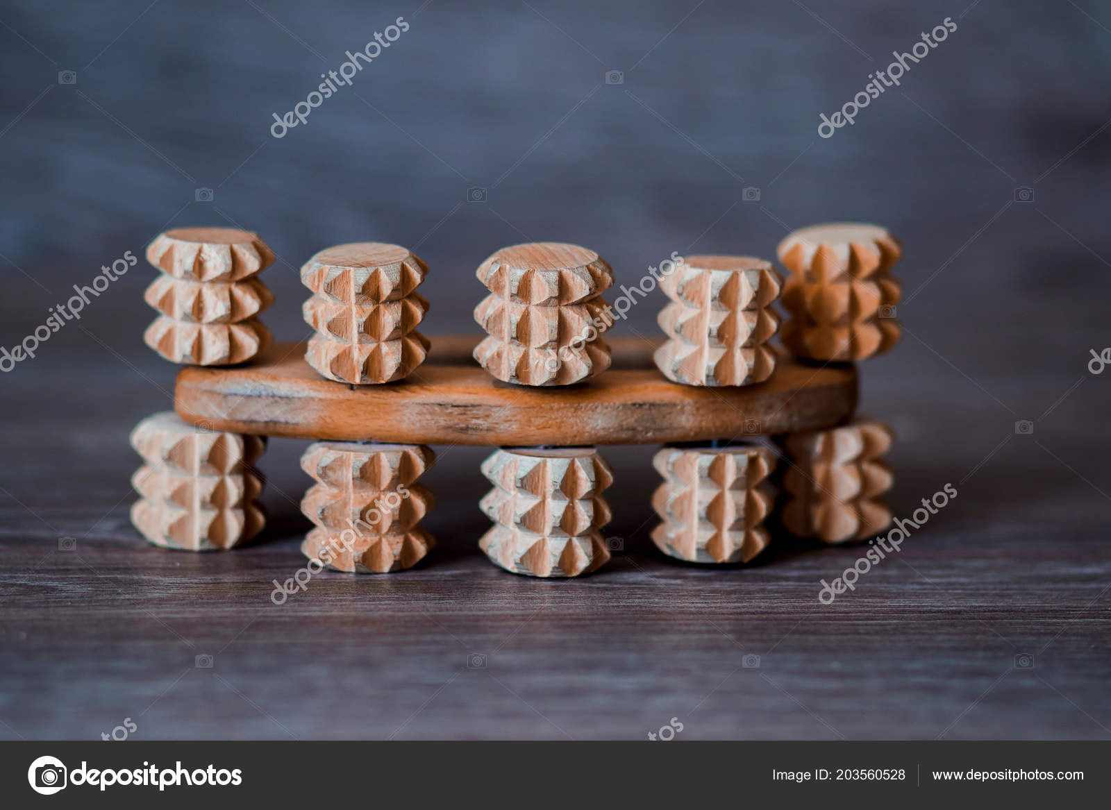 Cellulite Massager Made Wood Stock Photo Yuliia Manyunyaya Anti Cellulite Massager Made Of Wood Photo By Yuliia Manyunyaya