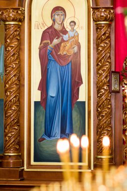 Kilise çocuk özniteliklerini vaftiz günü