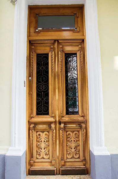 Interesting Handmade Door Design — Stock Photo, Image