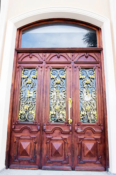 Interesting Handmade Door Design — Stock Photo, Image