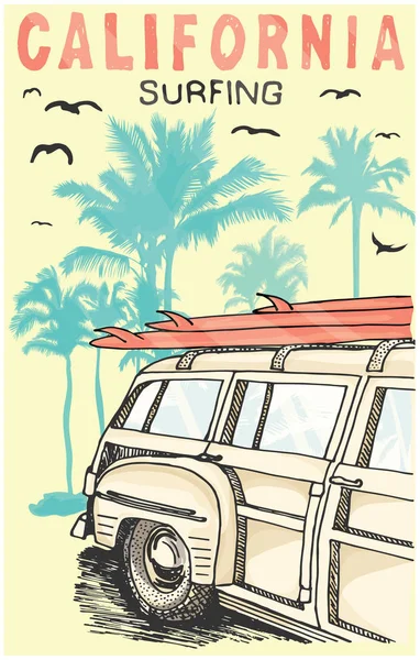 Ilustração Vetor Desenho Gráfico Tropical — Vetor de Stock