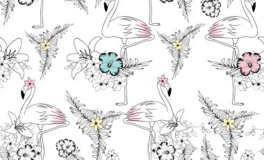 tatlı flamingolar şekil grafiği