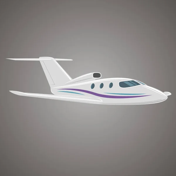 Wektor prywatny odrzutowiec. Ilustracja Business jet. — Wektor stockowy