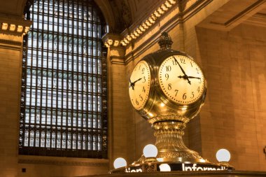 New York City, ABD 'deki Grand Central Terminal Saati kapatıldı