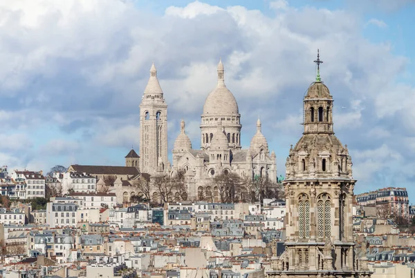 Базиліка Сакре Кер Монмартр Париж Франція — стокове фото