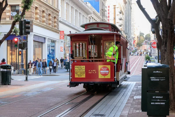 San Francisco Usa 2017 Május Famouse San Franciso Cable Car — Stock Fotó