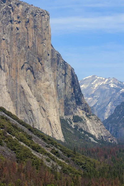 Vista Cerca Capitán Desde Tunnel View Parque Nacional Yosemite California — Foto de Stock