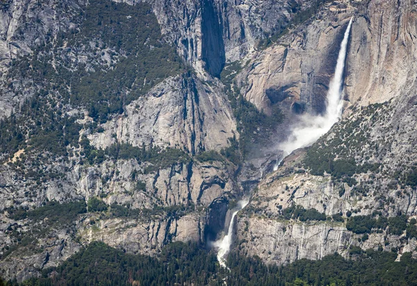 Waterfall View Glacier Point Yosemite National Park California Usa — Stock Photo, Image