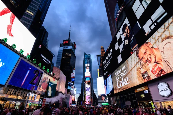 New York City Usa Mei 2017 Times Square Nachts Dit — Stockfoto