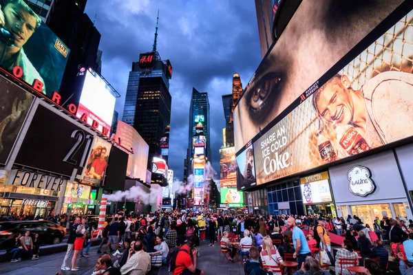 New York City Usa Mei 2017 Times Square Nachts Dit — Stockfoto