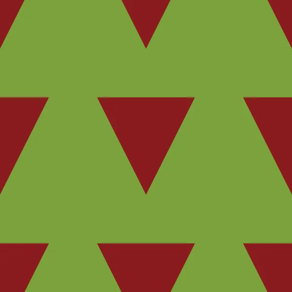 Dikişsiz desen - yeşil arka plan kırmızı üçgen ile.