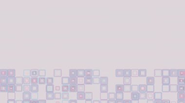 3d canlandırma arkaplanı. Soyut animasyon tatmin edici. Kusursuz döngülü video. 3d küp canlandırıldı, büyüleyici bir arkaplan oluşturuluyor. 