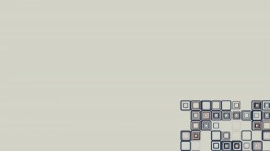 3d canlandırma arkaplanı. Soyut animasyon tatmin edici. Kusursuz döngülü video. 3d küp canlandırıldı, büyüleyici bir arkaplan oluşturuluyor. 