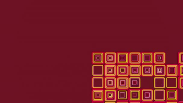 Render Animation Background Satisfying Abstract Animation Seamless Looped Video Cubes — Stock Video