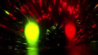 Destansı soyut ve psikedelik renkli fütüristik spiral tünel hareket döngüsünün 3D canlandırması, 4K çözünürlük