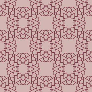 Soyut güzel seamless modeli. Güzel süs vektör grafik illüstrasyon