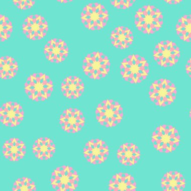 Soyut güzel seamless modeli. Güzel süs vektör grafik illüstrasyon