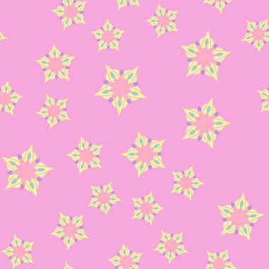 Soyut güzel seamless modeli. Güzel süs vektör grafik illüstrasyon