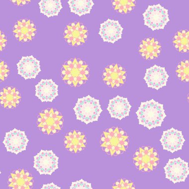 Soyut güzel seamless modeli. Güzel süs vektör grafik illüstrasyon