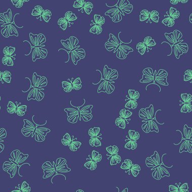 Sorunsuz yaz böcekler desen arka plan. Hoş ve güzel vektör grafik illüstrasyon