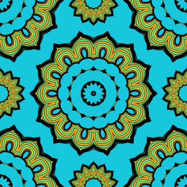 Renkli modern Dikişsiz desen arka plan. Hoş ve güzel vektör grafic çizim