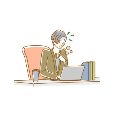 Kadınların kötü fiziksel durumu (menopoz bozukluğu): İş sırasında çarpıntı ve nefes darlığı meydana gelir