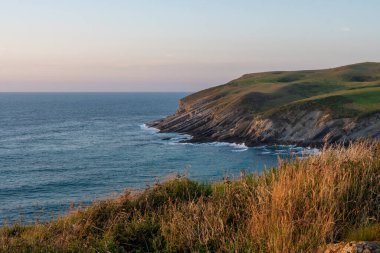 İspanya 'nın kuzey sahili manzarası
