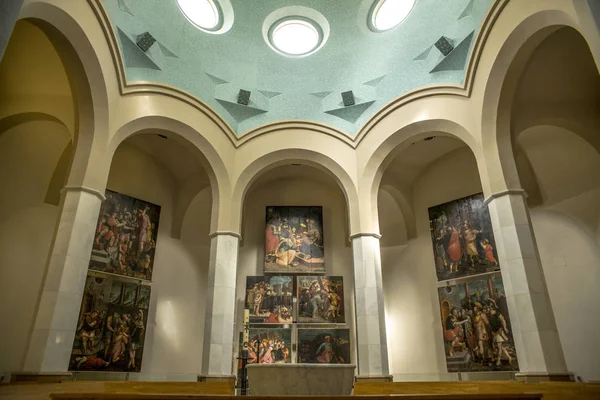 Lloret Mar España Junio 2018 Capilla Interior Lloret Mar Iglesia — Foto de Stock