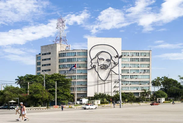 Гавана Куба Ноября 2017 Года Plaza Revolucion Face Camilo Cienfuegos — стоковое фото