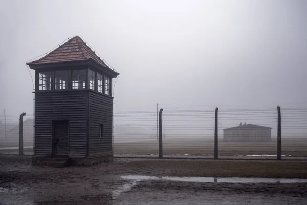 Oswiecim Osvětim Birkenau Polsko Únor 2019 Židovský Vyhlazovací Tábor Německý — Stock fotografie