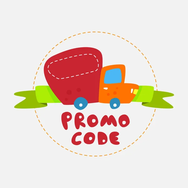 Promo code. Concept promotions. — Stock vektor