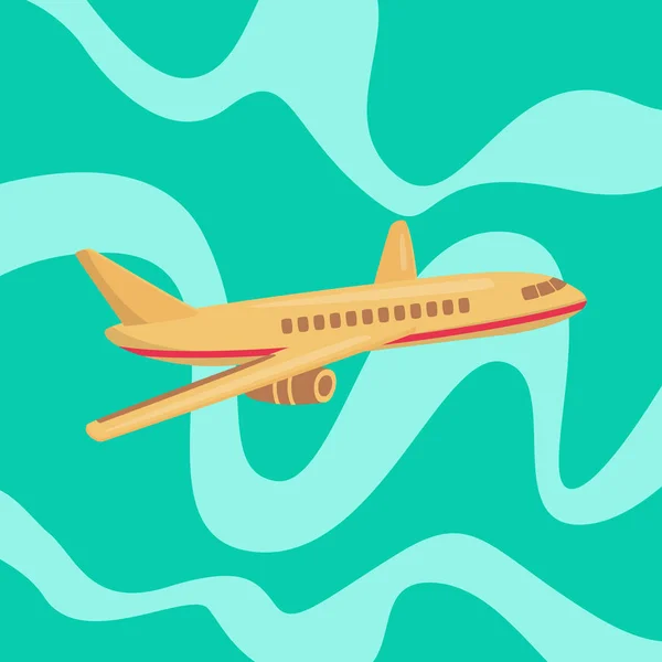 Vuelos baratos. Concepto de vuelo. Ofrecer vuelos. Caricatura vectorial . — Vector de stock