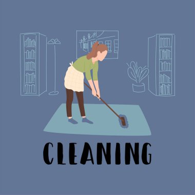 Kız evinde yere yıkar.